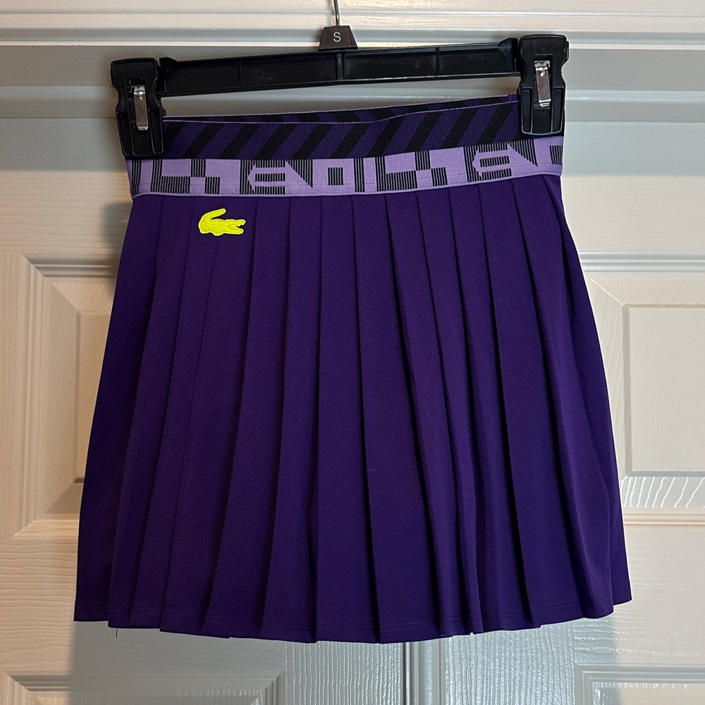 Lacoste Women's Vibrant Purple Mini Skirt